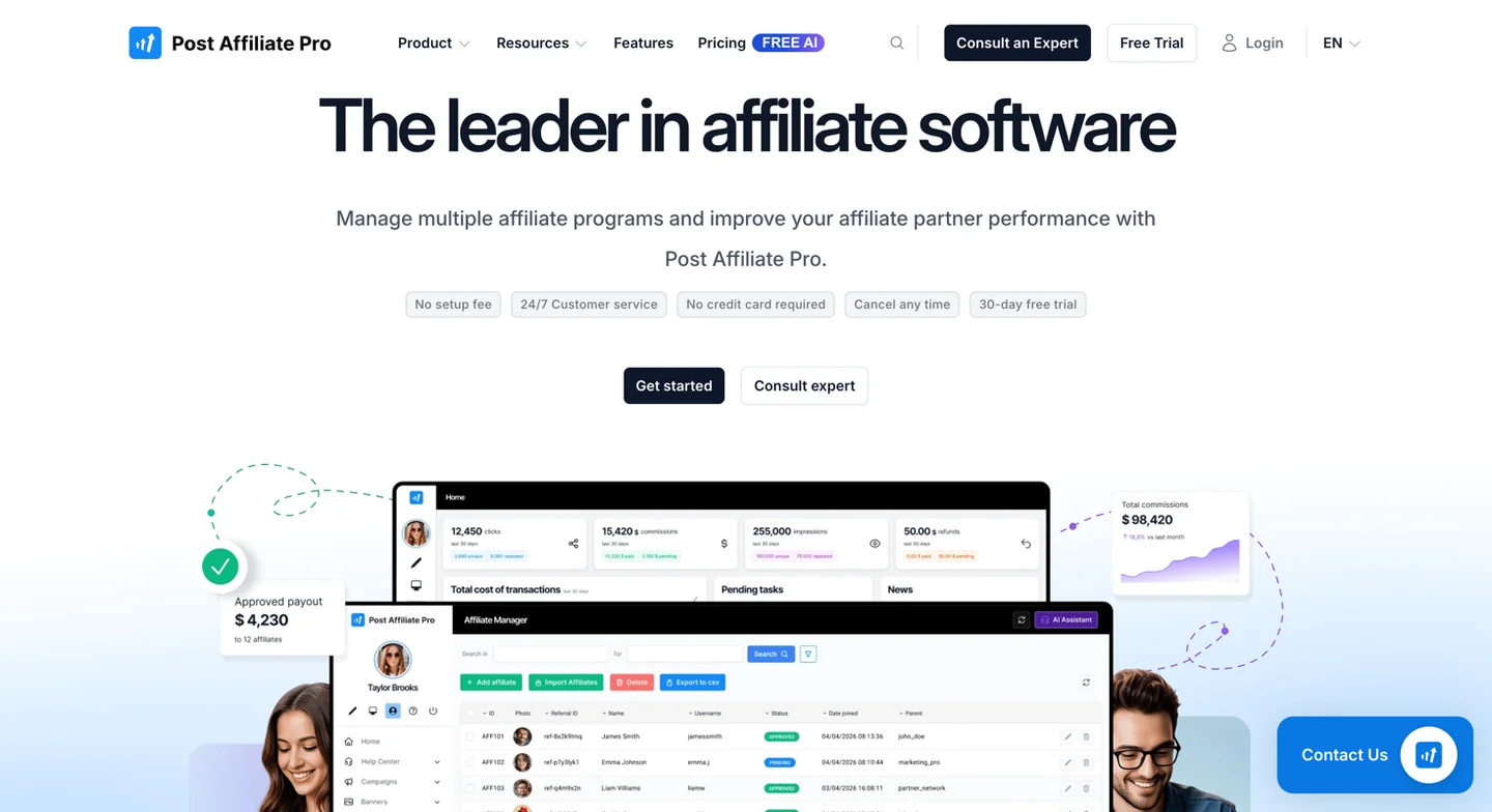 Post Affiliate Pro